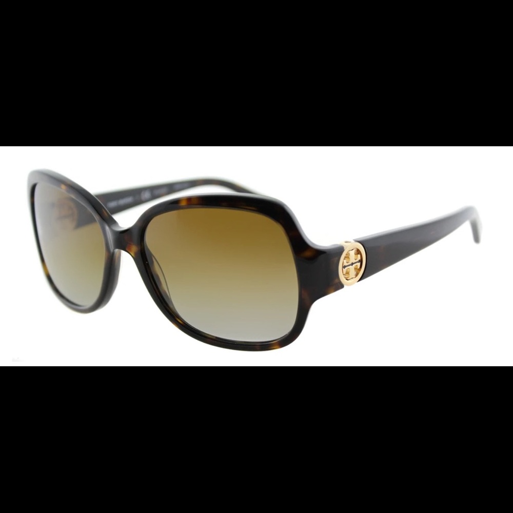 Tory Burch Square Tortoise Havana Sunglasses